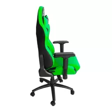 Silla Gamer Profesional Dragster Gt600 Color Verde Revogames Material Del Tapizado Cuero Sintético