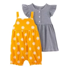 Conjunto De 2 Piezas Carters Para Niña Jumper Y Vestido 