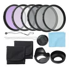 Set Profesional De Cámara Y Filtro Uv Lens Cpl Fld