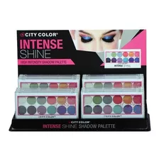 City Color Intense Shine Paleta De Sombras Para Ojos