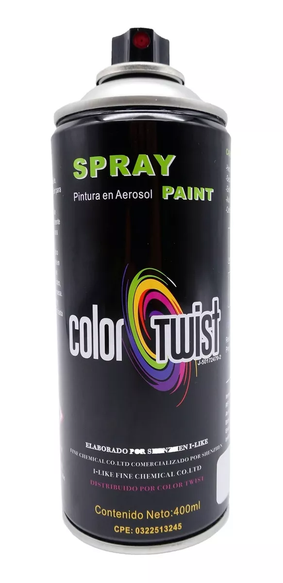 Pintura En Spray Color Twist Fondo Anticorrosivo Blanco 400 