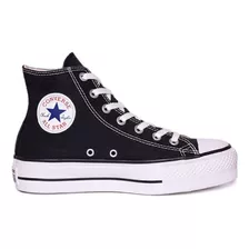 Zapatillas Converse All Star Chuck Taylor Platform High Top Color Negro/blanco - Adulto 4 Us