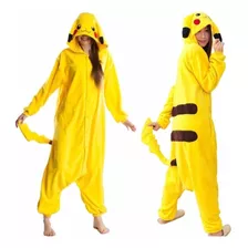 Pijama Personagem Pikachu Kigurumi Cosplay