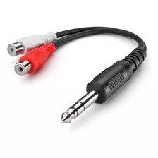 Tnp Premium Stereo 1/4 Inch Male To Dual Rca Hembra Y Adapt