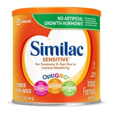 Leche De Fórmula En Polvo Abbott Similac Sensitive En Lata De 1 De 340g - 0 A 12 Meses