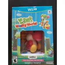 Yoshi's Woolly World + Amiibo Yoshi De Lana Rosa