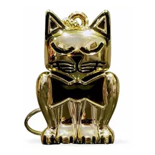 Chaveiro Chavecat Dourado De Lembrança Pet Memory