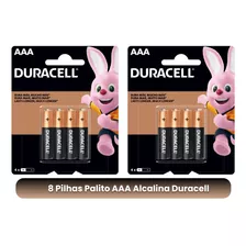 8 Pilhas Alcalinas (palitos) Aaa Original Profissional Ofert