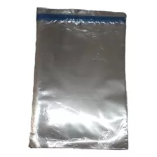 Saco Adesivado 22x30 (+3 Aba) Plastico Pp Transp. C/100