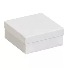 Cajas De Regalo De Joyeria Blancas Aviditi, 3 1/2 X 3 1/2 