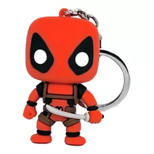 Llavero Deadpool Figura Goma Marvel Dead Pool