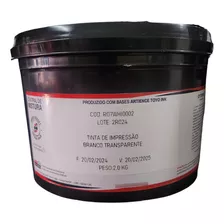 Tinta Offset Branco Transparente Lata C/2kg