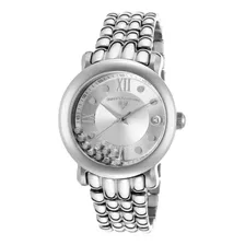 Reloj Mujer Swiss Legend 22388-22s Cuarzo Pulso Plateado En 