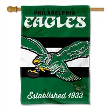 Bandera Retro Retro De Doble Cara De Los Philadelphia Eagles