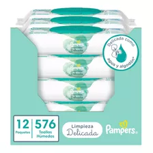 Pack 12 Paquetes Toallitas Humedas Pampers Wipes Ld 576un