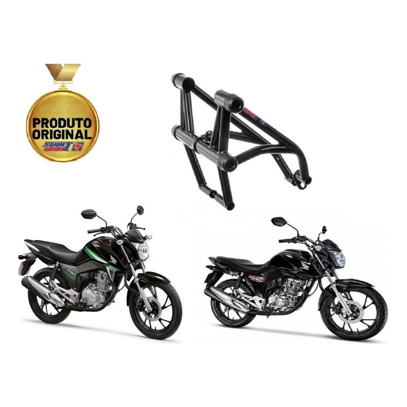 Protetor De Motor Start Fan Titan 150 Marca Stunt Race Modelo