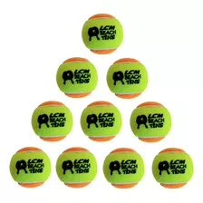 Kit Com 10 Bolas Beach Tennis Bolinha Tênis Praia Lcm