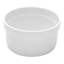Ramequim Clássico De Porcelana Branco Para Servir 150ml -wp