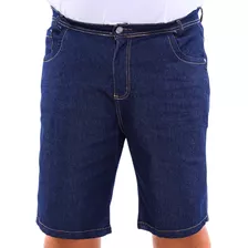 Bermuda Plus Size Jeans Masculino Shorts Especial Elastano
