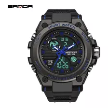 Reloj Militar Sanda S Shock Táctico Sumergible 15 Colores