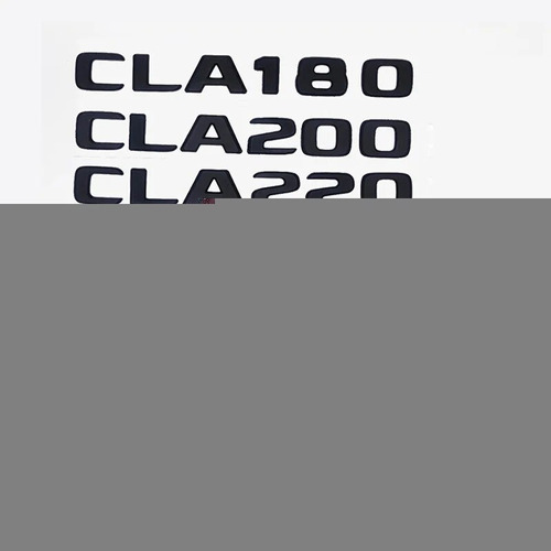 W 3d Abs Trunk Badge Sticker Glk 200 For Mercedes-benz X15 Mercedes-Benz 260