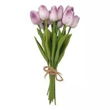 Set X 3 Tulipanes Artificiales De Aspecto Natural