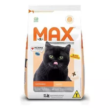 Ração Max Cat Para Gatos Castrados Sabor Salmão 1 Kg