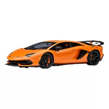 Lamborghini Aventador Svj Pearl Orang Esc 1:18 Autoart 79218