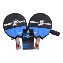 Raquetas Ping Pong Sportfitness Con Pelotas 