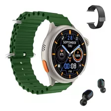 Smartwatch Masculino Militar Prova Dagua Troca Pulseira 2022