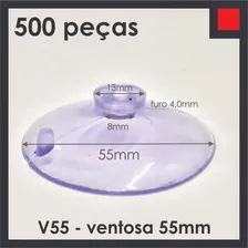 Ventosa Silicone 55mm (500 Peças)