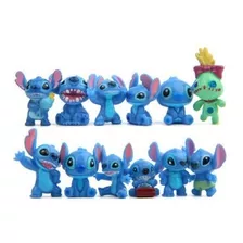 Lilo E Stitch Boneco Disney Miniatura Xepa Filme 12pcs 