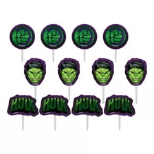 Pick P/ Doces Hulk - 12 Pçs - 01 Unidade - Piffer