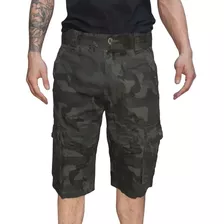 Bermudas Cargo Camuflada Hombre Talle 50 Al 54