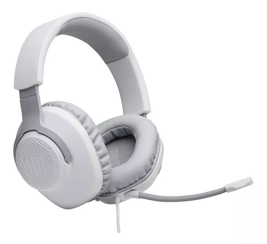 Headset Over-ear Gamer Jbl Quantum 100 Jblquantum100 Branco