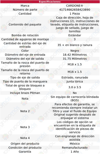 1 Caja Direccin Hidrulica Brougham Del 1991 Al 1992 Foto 4