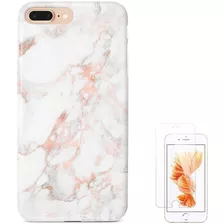 Funda Para iPhone 8 Plus/7 Plus, Marmol/blanco/resistente