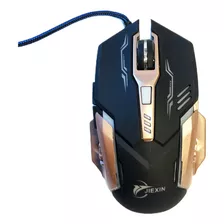 Mouse Gamer 4000 Dpi 7 Botones Luces Led Usb Jiexin T6