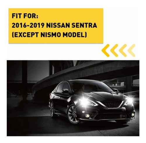 Fits 2016-2019 Nissan Sentra Front Bumper Tow Eye Bracke Ggg Foto 3