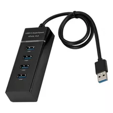 Expansor Hub Usb 3.0 Led Super Rápido 4 Portas 5.0 Gbps