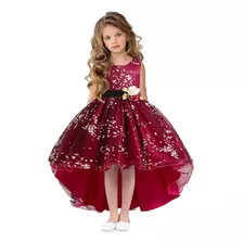 Mycity® Vestido De Princesa Floral Sin Mangas Para Niña