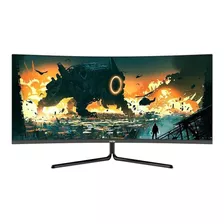 Monitor Gamer Curvo Viotek Gnv34dbe2 Va 34 Negro 100v/220v