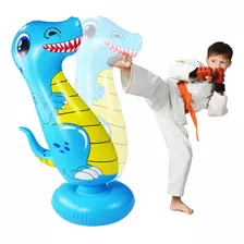 Saco De Boxeo Inflable De Dinosaurio De 47 Pulgadas Para Niñ