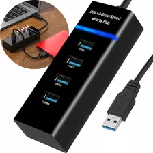 Hub Régua Usb 3.0 4 Portas 5gbps High Speed Hd Pen Drive