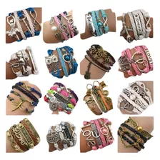 Lote 30 Pulseras Brazalete Moda Accesorios Bisuteria Dama