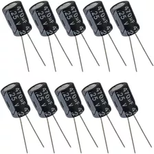 Capacitor Eletrolítico 470uf 25v - 10 Peças