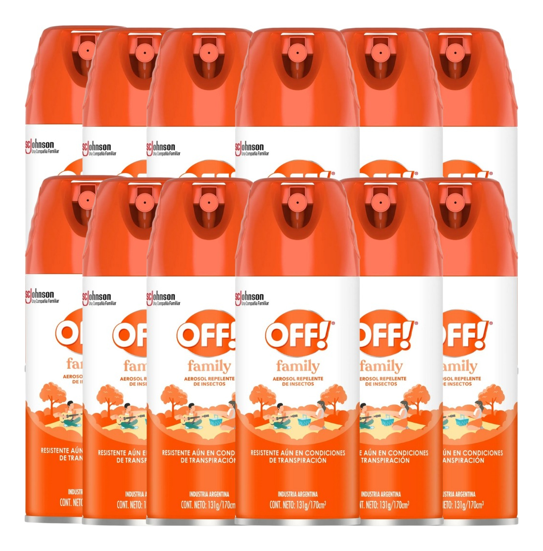 Repelente Off Pack X 12 - 170 Ml. Envio Gratis