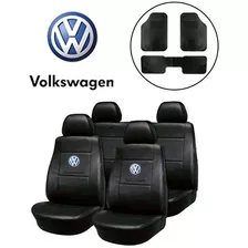 Fundas Asiento Cuerina Vw P Gol Trend Voyage Alfombra 3 Pzs