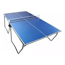 Mesa De Ping Pong Piramydes Global Profesional Plegable Fabricada En Melamina Color Azul