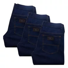 Kit 3 Calças Jeans Masculina Trabalho 100% Algodão New Jeans